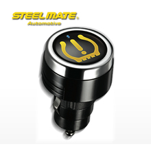 Steelmate DIY TPMS Tire Pressure Monitoring System TPMS 8886 for iPhone and Smartphone Wireless External Sensors