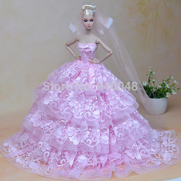 Barbie wedding dresses for dolls