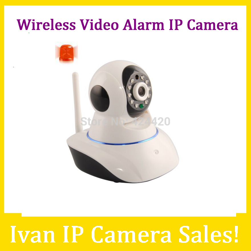 Free Shipping P2P 720P Pan Tilt Wireless IP Camera Infraded Leds TF Card Dual Audio Motion