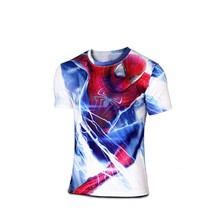 New 2015 Batman Spiderman Ironman Superman Captain America Winter soldier Marvel T shirt Avengers Costume Comics