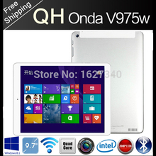 Onda V975W Window 8.1 Intel 3735 Quad Core Tablet PC 64bit CPU 2GB/ 32GB Retina IPS Screen 2048*1536 Bluetooth HDMI notebook pad