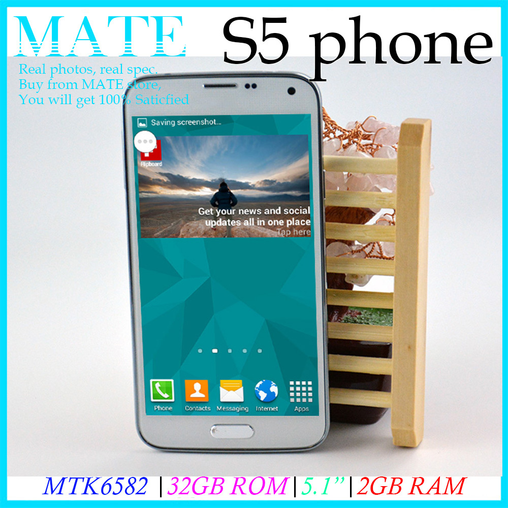 HDC I9600 S5 phone MTK6582 Quad core MTK6592 Octa core 13MP Camera G900F Smart Mobile phone