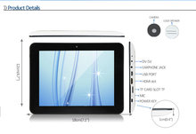 7 inch 4 3 IPS Screen Android 4 1 Rockchips RK2928 1GHz ARM Cortex A9 512MB