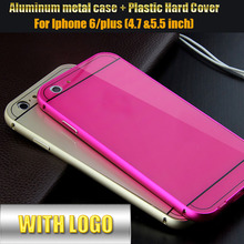 For Apple iPhone 6 bumper Luxury Aluminum Metal Cell Phone  Cases Covers For Apple iPhone6 Plus 5 5s 4.7” 5.5 inch