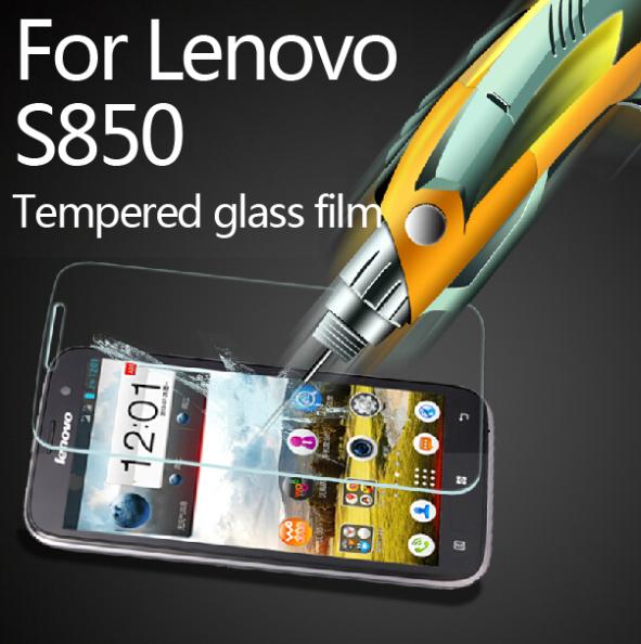 Tempered Glass Screen protector Flim For Lenovo S850 Tempered Front Protector Dirt resistant Phone Guard