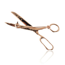 Unique Design New Crystal Rhinestone Scissor Shear Shape Handmade Special Clip Brooch Women Buckle Pin Broach