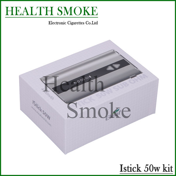2015 Hot sell Original Eleaf iStick 50w mod sample pack 50W kit Ismoka iStick Battery 4400mah