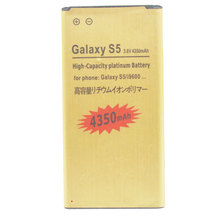 High Capacity 4350mAh Li ion Portable Mini Backup Replacement Battery for Samsung Galaxy S5 I9600 Batterie