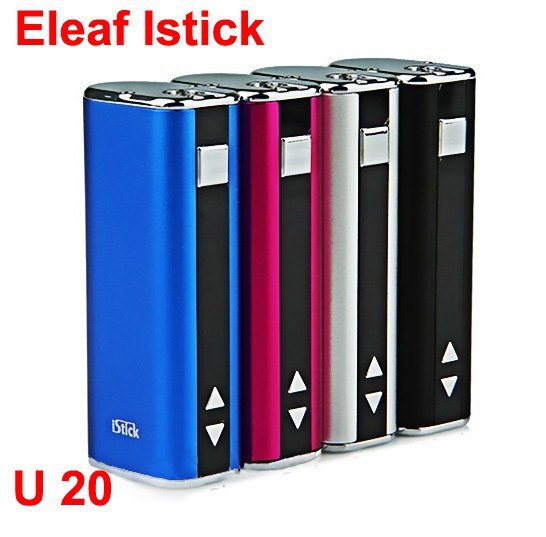 Eleaf Istick U20 Large E Cigarette Battery 2200mah 20W Adjustable Voltage 3 0V 5 5V Mod