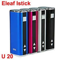 Eleaf Istick U20 Large E Cigarette Battery 2200mah 20W Adjustable Voltage 3.0V~5.5V Mod OLED Display Electronic Cigarettes MOD