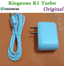 Original Travel Charger EU Plug Adapter+ USB Cable for Kingzone K1 Turbo Pro MTK6592 5.5″ Octa Core NFC Free shipping