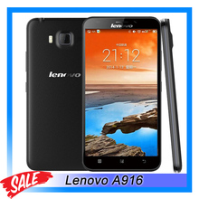 Original Lenovo A916 4G FDD LTE 5 5 inch Android 4 4 Smart Phone MT6592M Octa
