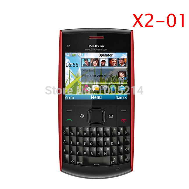Refurbished Nokia X2 01 Original Phone Symbian OS X2 01 computer keyboard mobile phone fashion cell