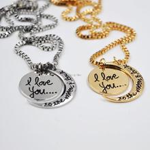 I Love You to the Moon And Back Valentine s Day Birthday Gift Silver Gold Engraved