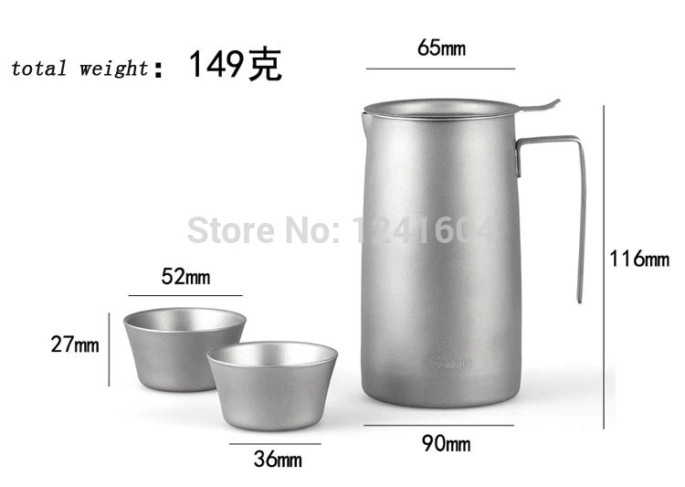 Fire Maple FMP T320 Titanium Tea Maker Tea Set Cup Tea ware 149g free shipping