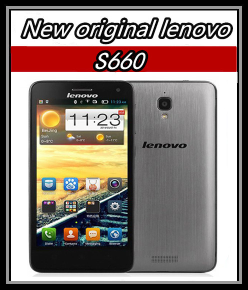 Lenovo S660 4 7 IPS MT6582 Quad Core 1 3GHz cell phone 1GB RAM 8GB Dual
