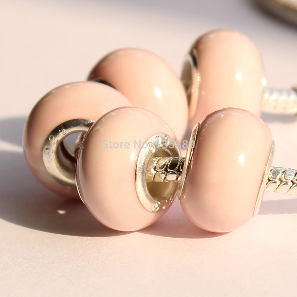 1pcs DIY Jewelry accessories big hole beads Acrylic bead apply to fit Pandora style charms bracelet