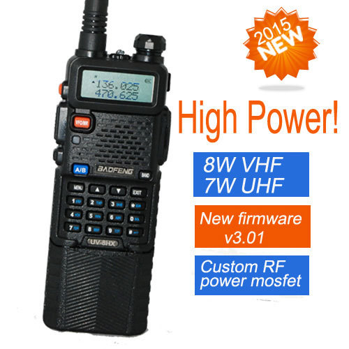 two way radio walkie talkie UV 8HX baofeng Pofung uv 5r high power version 1w 4w