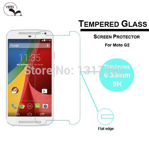 NEW Ultra thin 0 33mm Tempered Glass Screen Protector For Motorola Moto G2 G 1 XT1068