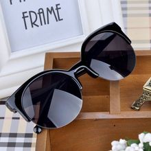 2015 Men Women Retro Cat Eye Semi Rim Round Sunglasses Stylish Eyewear Eyeglasses FMPJ093 M1
