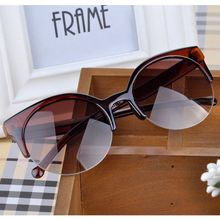 2015 Men Women Retro Cat Eye Semi Rim Round Sunglasses Stylish Eyewear Eyeglasses FMPJ093 M1