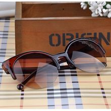 2015 Men Women Retro Cat Eye Semi Rim Round Sunglasses Stylish Eyewear Eyeglasses FMPJ093 M1