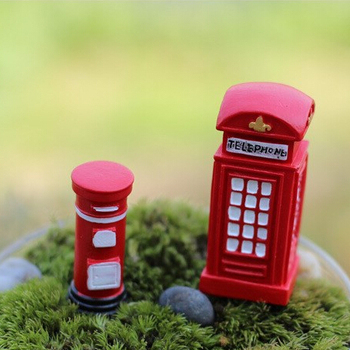 2 дизайн телефон стенд и сообщения миниатюры волшебный сад гном мосс террариум домашнего декора ремесла бонсай домашнего декора для DIY