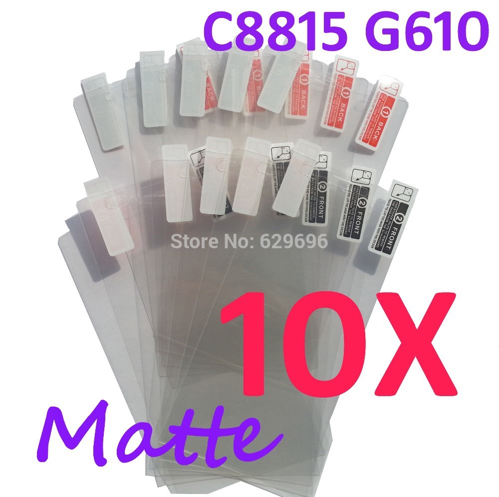 10pcs Matte screen protector anti glare phone bags cases protective film For Huawei C8815 G610