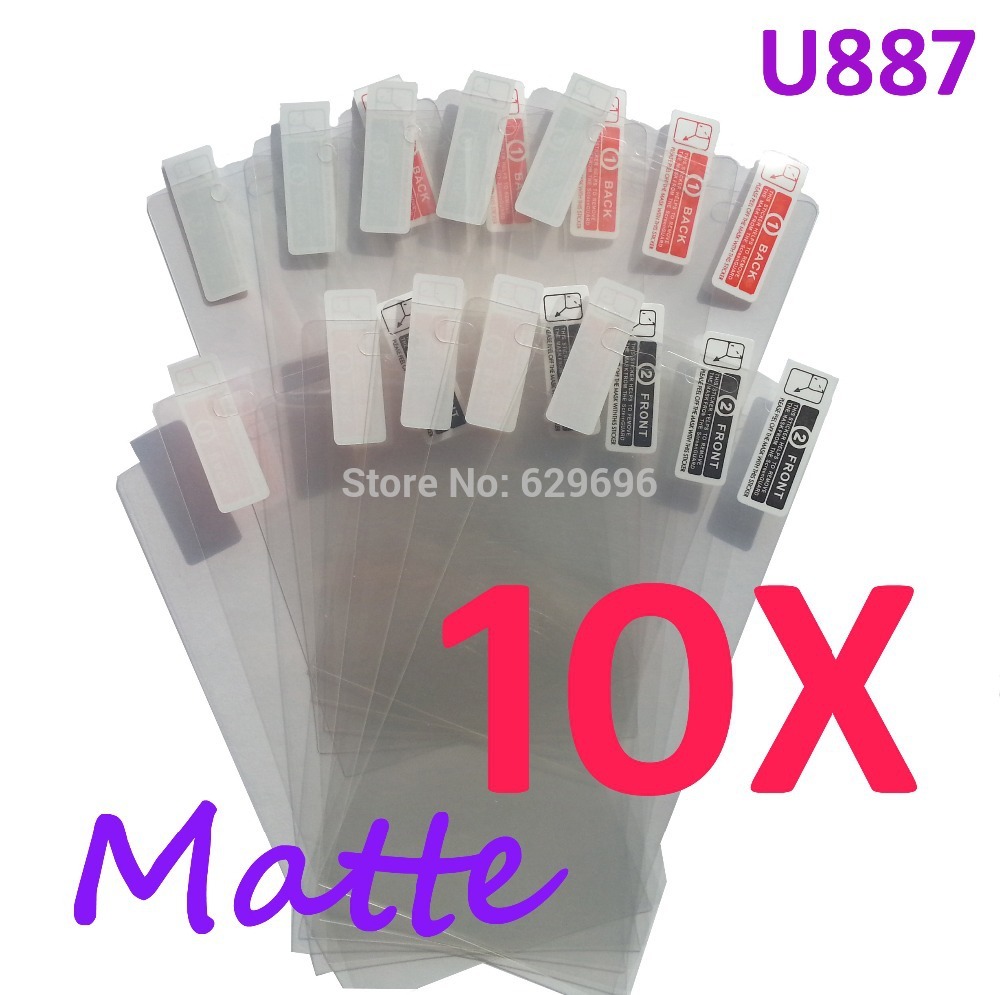 10pcs Matte screen protector anti glare phone bags cases protective film For ZTE U887