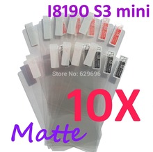 10pcs Matte screen protector anti glare phone bags cases protective film For Samsung I8190 Galaxy S3