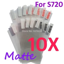 10pcs Matte screen protector anti glare phone bags cases protective film For Lenovo S720