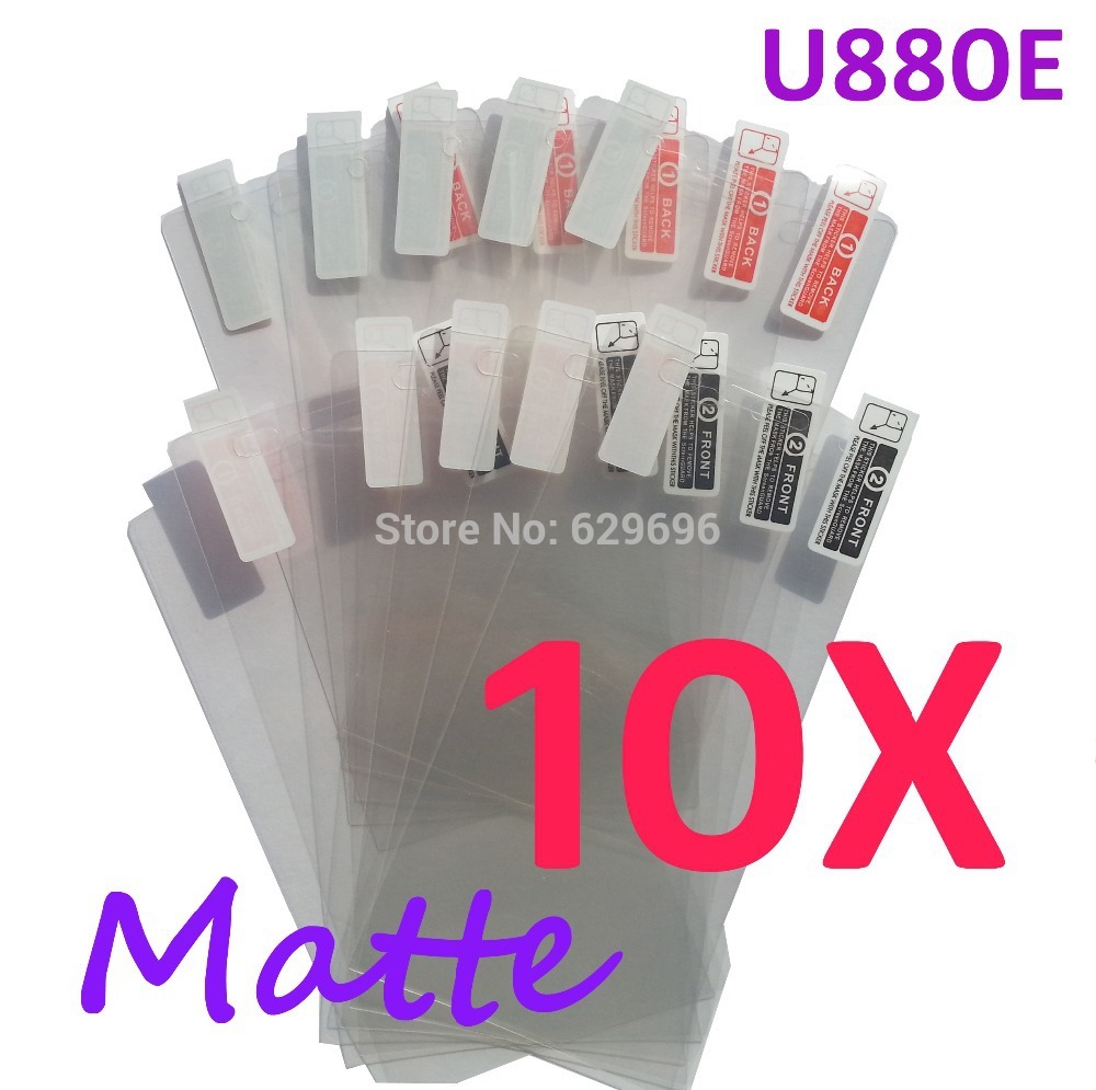 10pcs Matte screen protector anti glare phone bags cases protective film For ZTE U880E