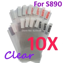 10pcs Ultra Clear screen protector anti glare phone bags cases protective film For Lenovo S890