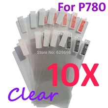 10pcs Ultra Clear screen protector anti glare phone bags cases protective film For Lenovo P780