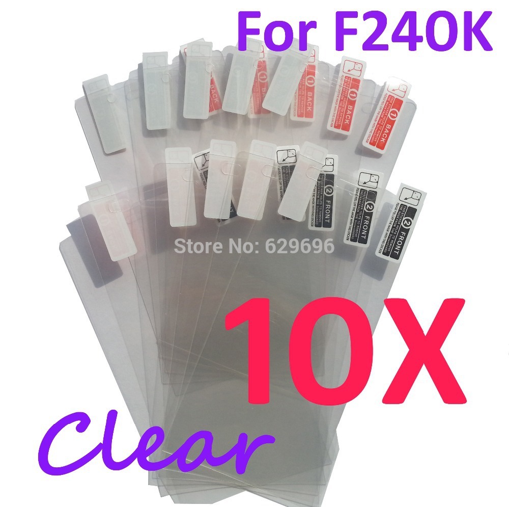 10pcs Ultra Clear screen protector anti glare phone bags cases protective film For LG Optimus G