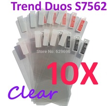 10pcs Ultra Clear screen protector anti glare phone bags cases protective film For Samsung Galaxy Trend