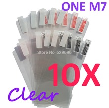10pcs Ultra Clear screen protector anti glare phone bags cases protective film For HTC One M7