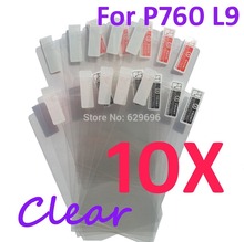 10pcs Ultra Clear screen protector anti glare phone bags cases protective film For LG P760 Optimus