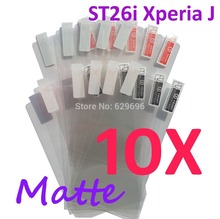 10PCS MATTE Screen protection film Anti-Glare Screen Protector For SONY ST26i Xperia J