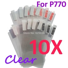 10pcs Ultra Clear screen protector anti glare phone bags cases protective film For Lenovo P770