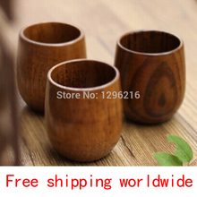 free shipping 2pcs lot eco friendly natural jujube Wood nJapanese style handmade wine beer coffee tea