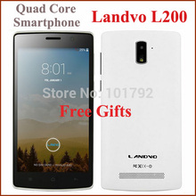 Original Landvo L200 MTK6582 Quad Core 5.0′ QHD Mobile Phone Andorid 4.2 8GB ROM 1GB RAM Dual SIM 13MP WCDMA Smartphone+6 GIFTS