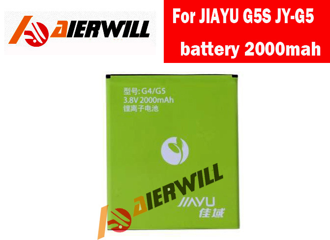 100 original battery 2000mah For JIAYU G5S JY G5 Smartphone in stock tracking number free shipping