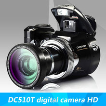 HOT DC510T 12MP 2 4 inch LCD DSLR digital Camera HD camera camcorder telescopic zoom lens