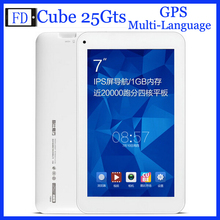 CUBE U25GTS Tablet PC Quad Core MTK8127 Android 4.4 7.0 Inch IPS Screen 1GB RAM 8GB ROM GPS Bluetooth WIFI OTG White