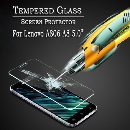 Lenovo a8 Tempered Glass Screen Protector Lenovo a808t a806 Toughened Protective Film Ultra Thin 0 3mm
