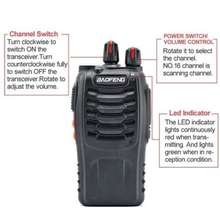 BaoFeng BF 888S Walkie Talkie FM Transceiver 16CH UHF 400 470MHz Dual Band Interphone Two Way