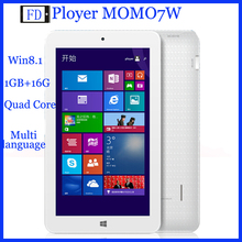 7.0 Inch IPS 1024*600 Ployer MOMO7W Windows 8.1 Tablet PC Intel Atom Bay Trail Z3735G Quad Core 1GB+16GB HMDI Multi language
