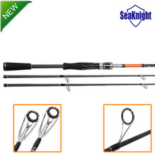 Free EMS !! High Carbon Bass Fishing Rod for Spinning Reel 210cm with M Tip + ML Tip 2 Sections Rod Wt. 145g  M:5-20g  ML:4-12g