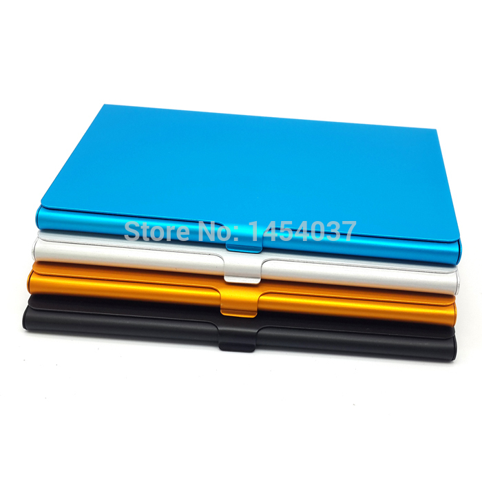 Ultra thin Aluminum Business ID credit card case passport holder cover Kabaw Titular do cartao Tarjetero